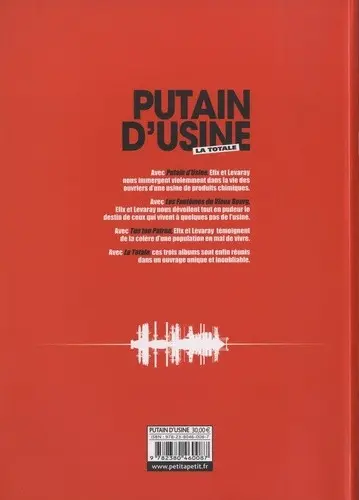 Verso de l'album Putain d'usine La Totale