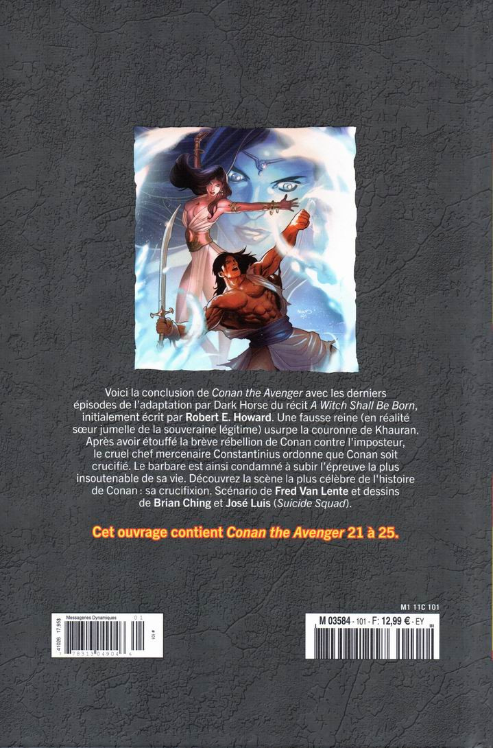 Verso de l'album The Savage Sword of Conan - La Collection Tome 101 Une Sorcière viendra au Monde