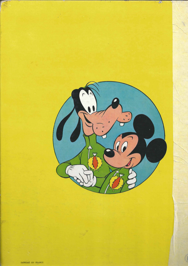 Verso de l'album Mickey Tome 31 Mickey et le satellite