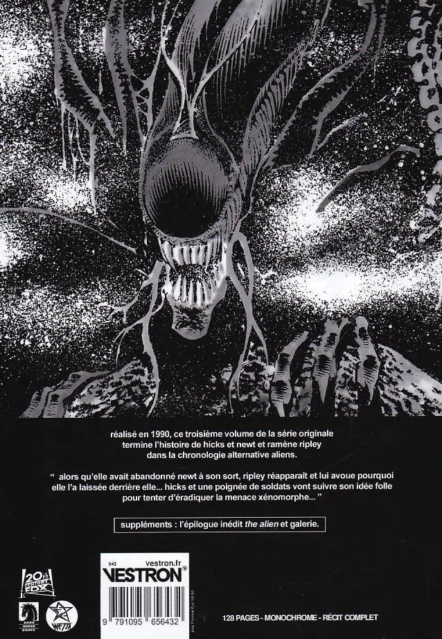 Verso de l'album Aliens Volume 3 Intégrale