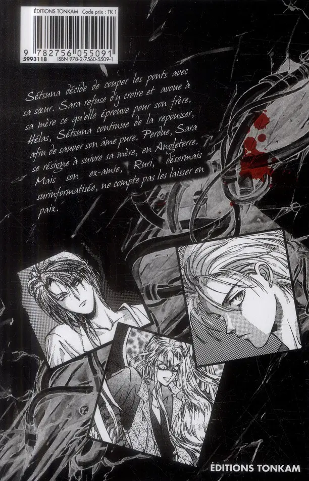 Verso de l'album Angel Sanctuary 2