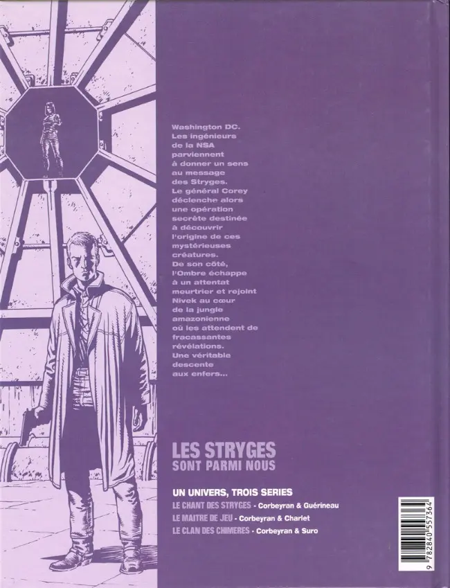 Verso de l'album Le Chant des Stryges Tome 6 Existences