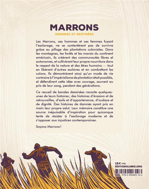 Verso de l'album Maroon - Origines & Destinées