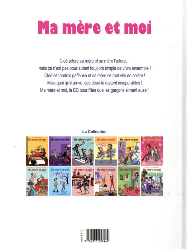 Verso de l'album Ma mère et moi Le meilleur de la saison 1