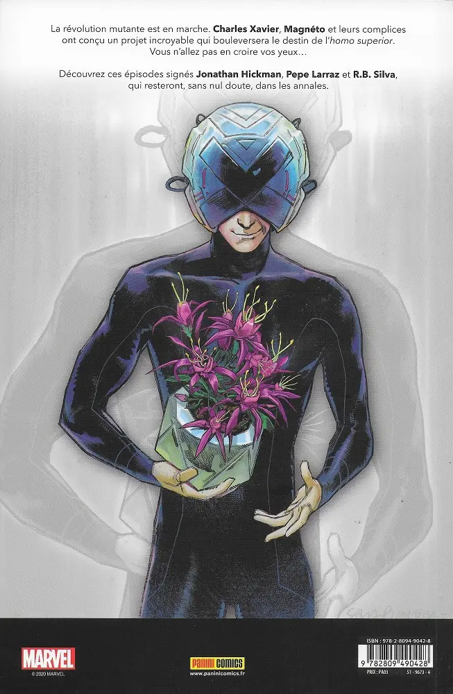 Verso de l'album House of X - Powers of X 1/4 Le dernier rêve du professeur X