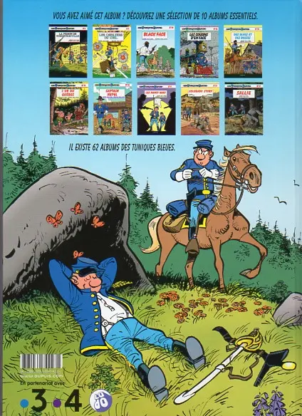 Verso de l'album Les Tuniques Bleues Tome 26 L'or du Québec
