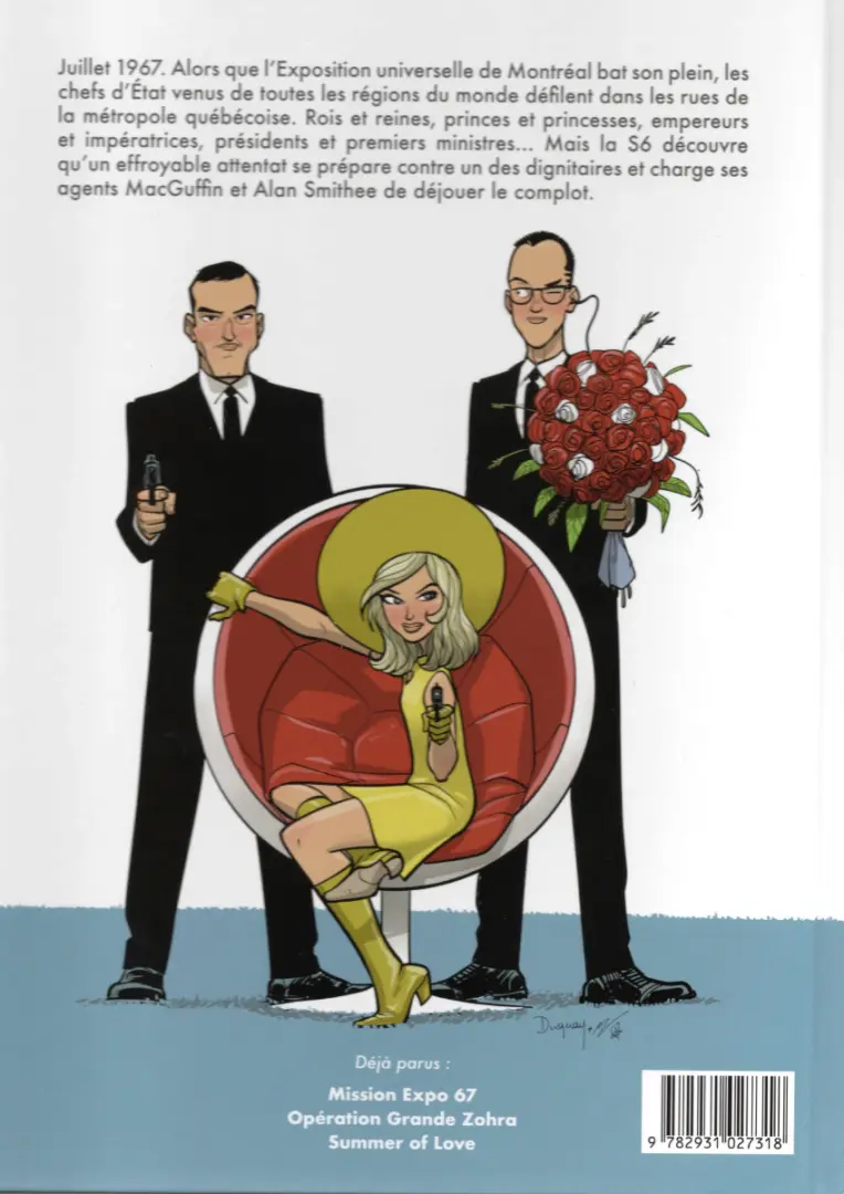 Verso de l'album MacGuffin & Alan Smithee Tome 2 Opération Grande Zohra