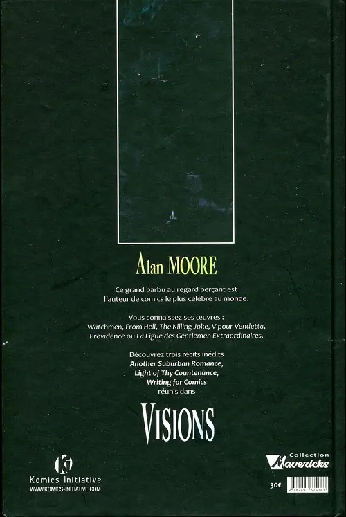Verso de l'album Visions