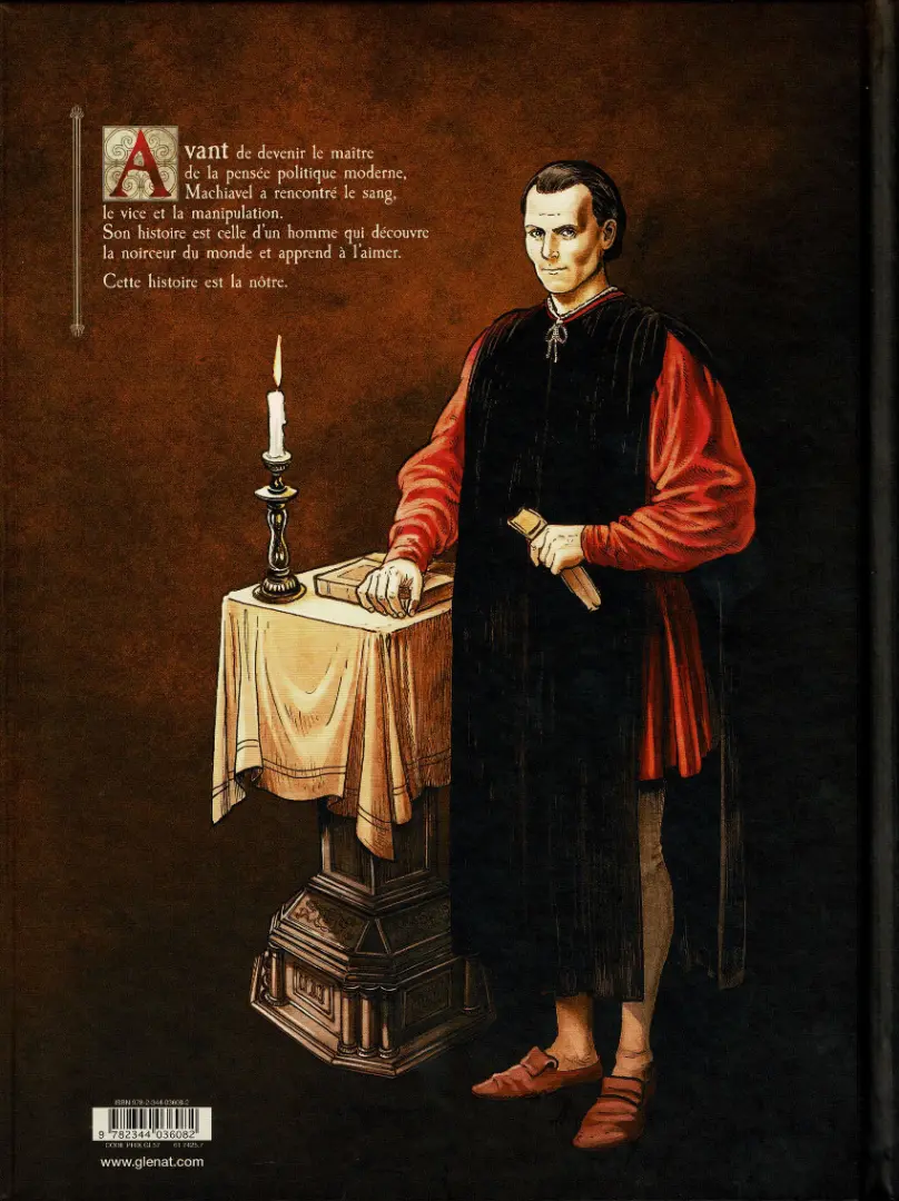 Verso de l'album Les enquêtes de Machiavel Tome 1 La voie du mal