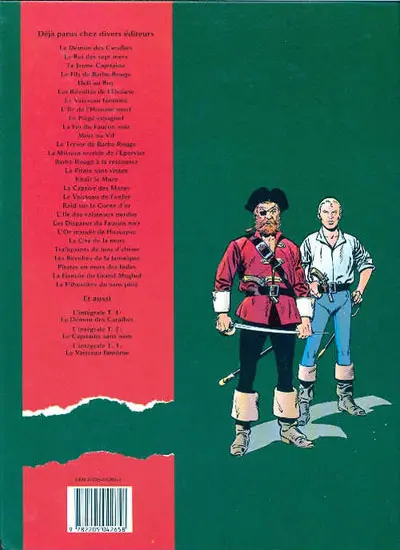 Verso de l'album Barbe-Rouge Tome 27 La Fiancée du Grand Moghol