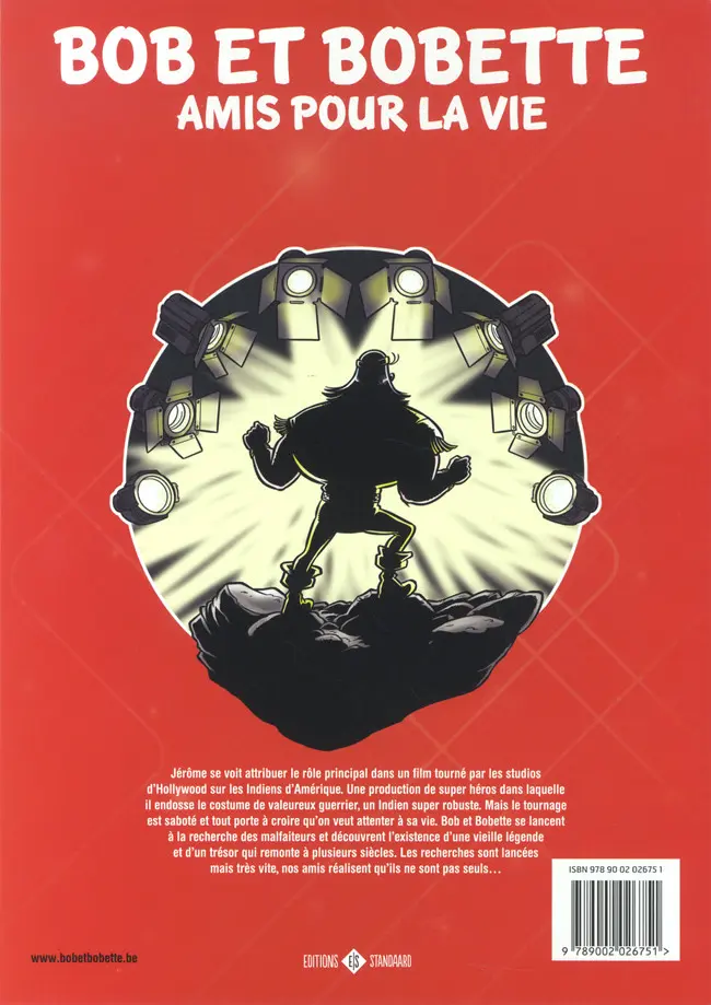 Verso de l'album Bob et Bobette Tome 364 Bison d'or
