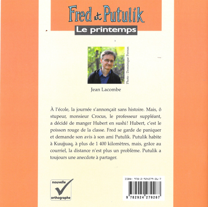 Verso de l'album Fred et Putulik Tome 1 Le printemps