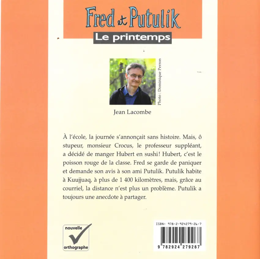 Verso de l'album Fred et Putulik Tome 1 Le printemps