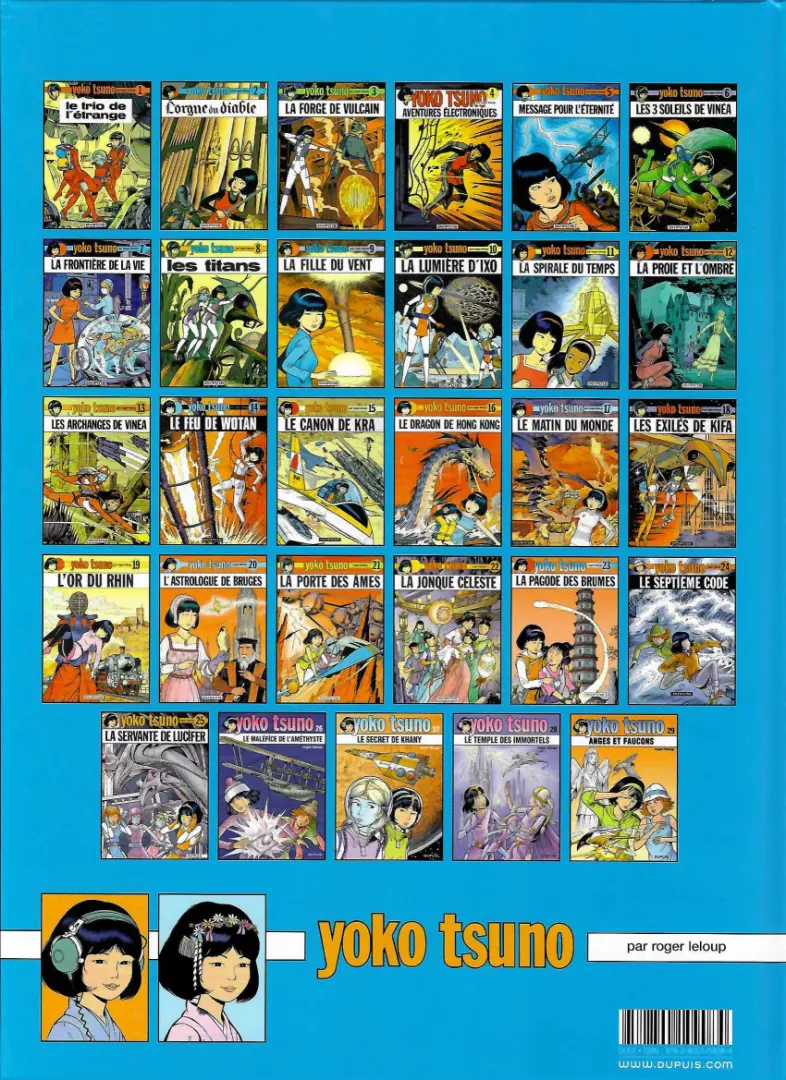 Verso de l'album Yoko Tsuno Tome 12 La proie et l'ombre
