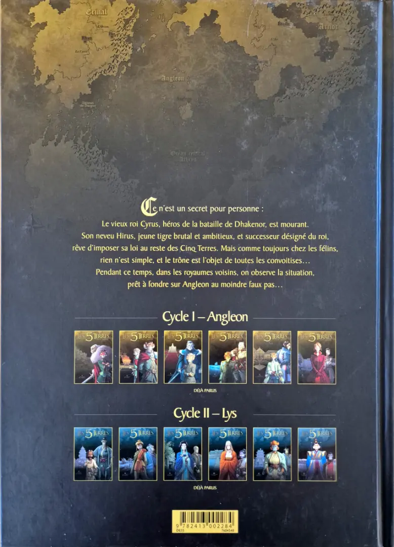 Verso de l'album Les 5 Terres 1  De toutes mes forces 