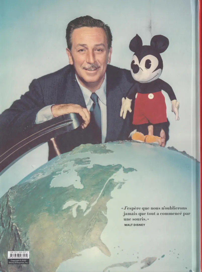 Verso de l'album Mickey Mouse - Toute l'histoire