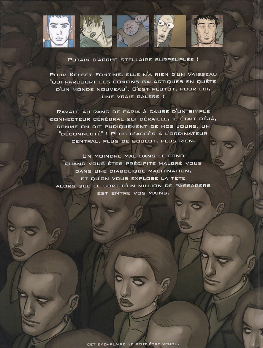 Verso de l'album L'Infini Tome 3 Organic transfer