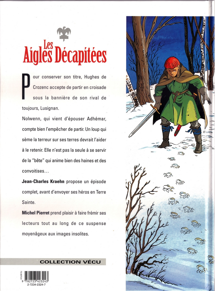 Verso de l'album Les Aigles décapitées Tome 11 Le loup de Cuzion