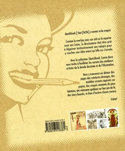 Verso de l'album Sketchbook - Comix Buro Sketchbook Varanda