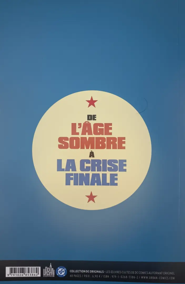 Verso de l'album New History of the DC Universe Tome 3 De l'âge sombre à la crise finale