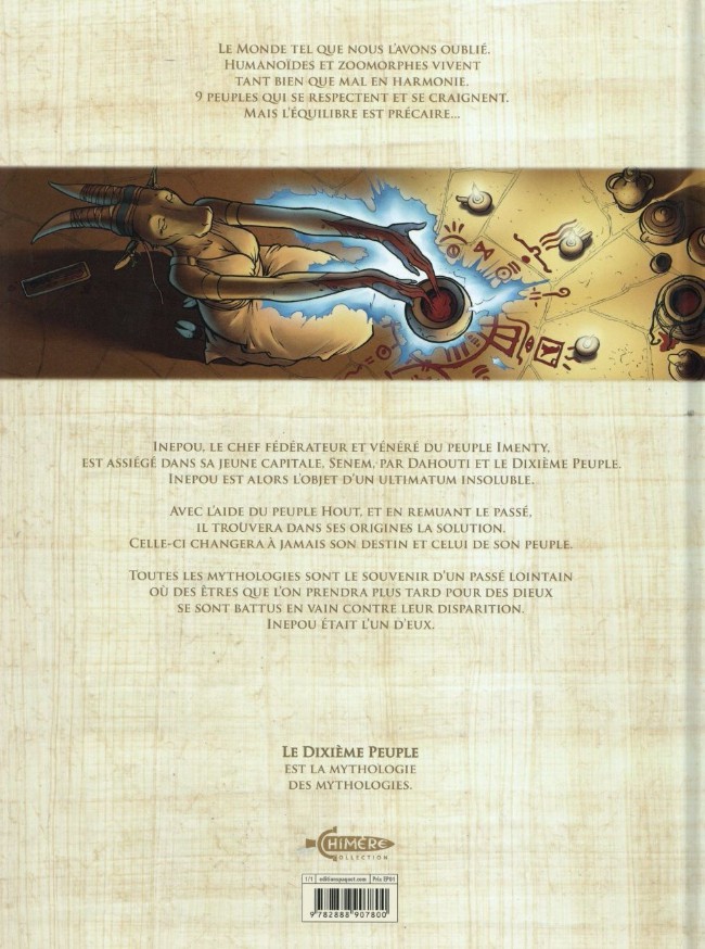 Verso de l'album Le Dixième peuple Tome 3 Inépou