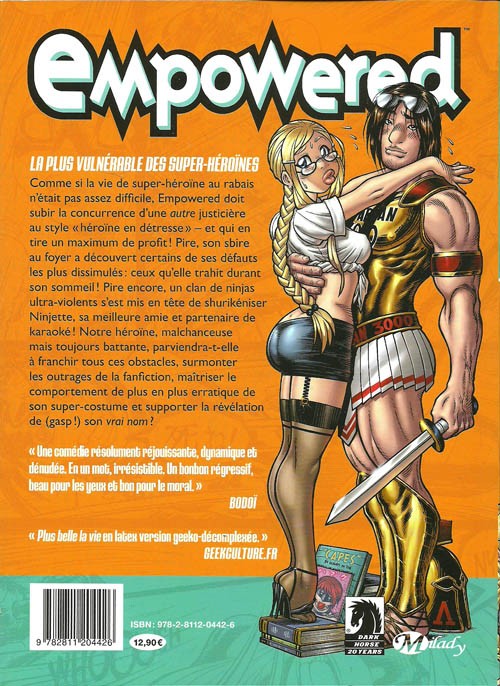 Verso de l'album Empowered Tome 3