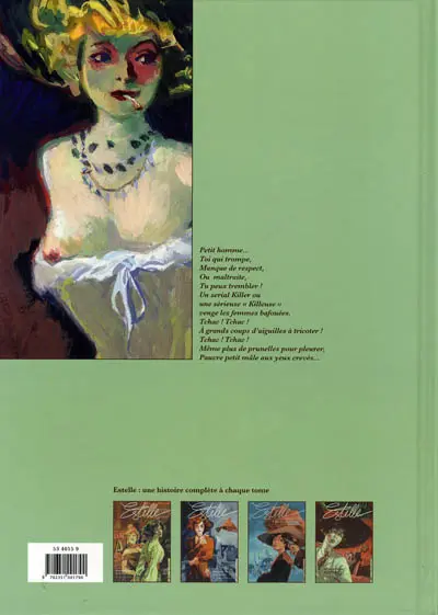 Verso de l'album Estelle Tome 4 Serial Killer