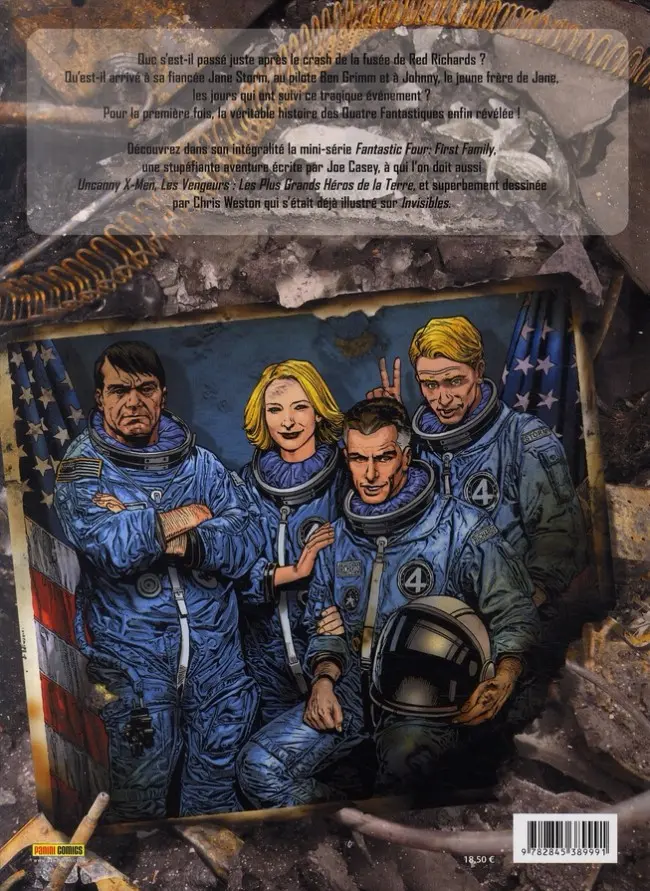 Verso de l'album Fantastic Four 2 La Première Famille