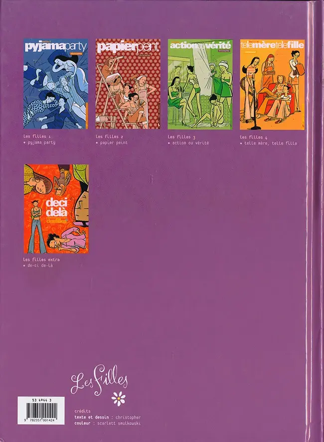 Verso de l'album Les Filles Tome 5 Au nom du père