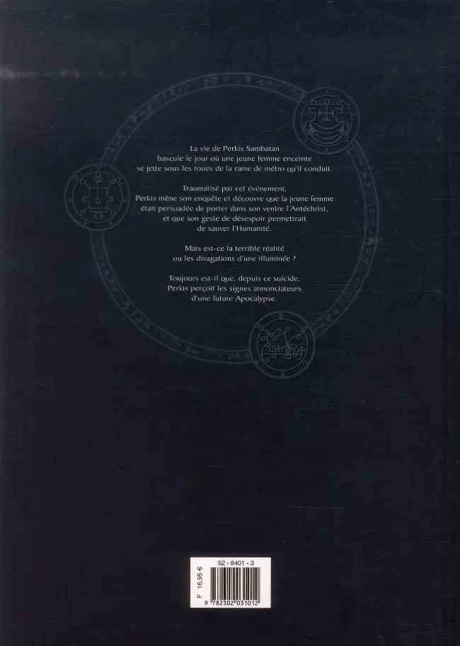 Verso de l'album Le Fils de la perdition