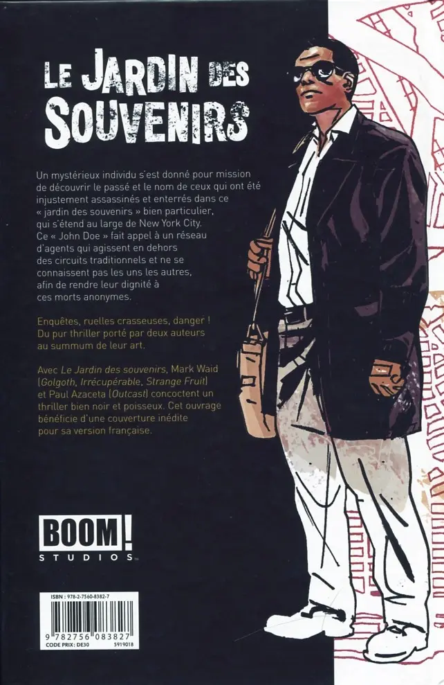 Verso de l'album Le Jardin des souvenirs