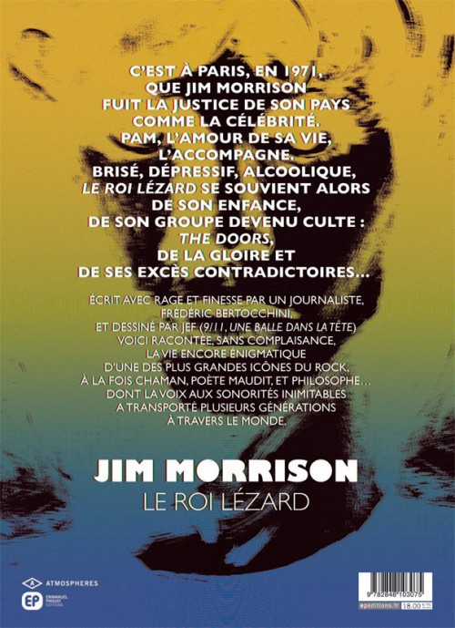 Verso de l'album Jim Morrison, Poète du Chaos
