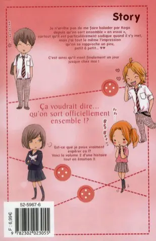 Verso de l'album Kokoro button 2