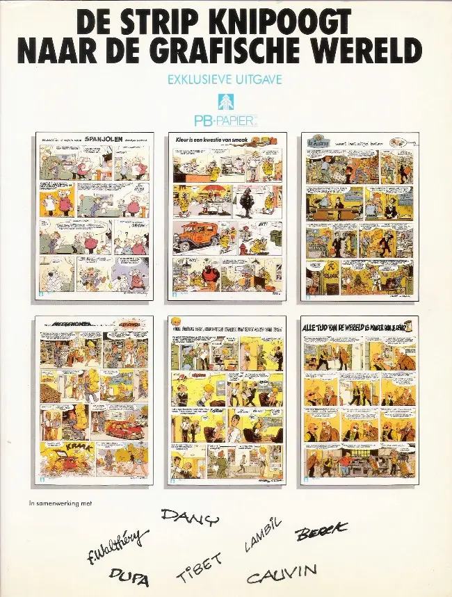 Verso de l'album La BD clin d'œil du monde graphique