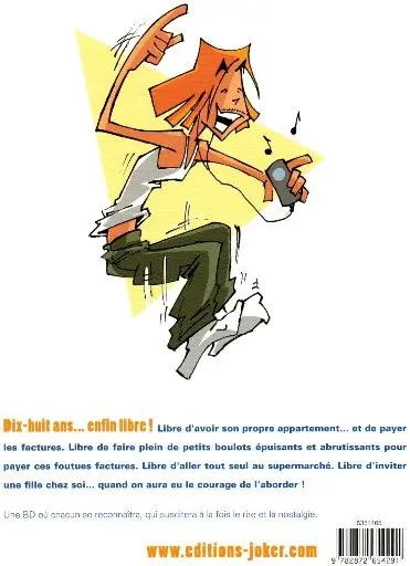 Verso de l'album Mes 18 ans Tome 1 Parlons-en !