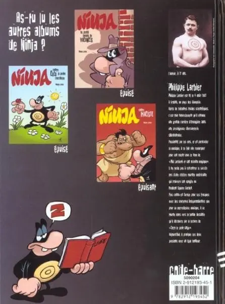 Verso de l'album Ninja Tome 1 Opération : mission