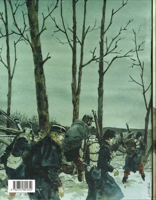 Verso de l'album Notre Mère la Guerre Tome 1 Première complainte