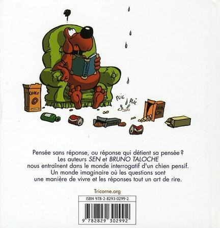 Verso de l'album Les Pensées du chien Tome 1 Première nichée