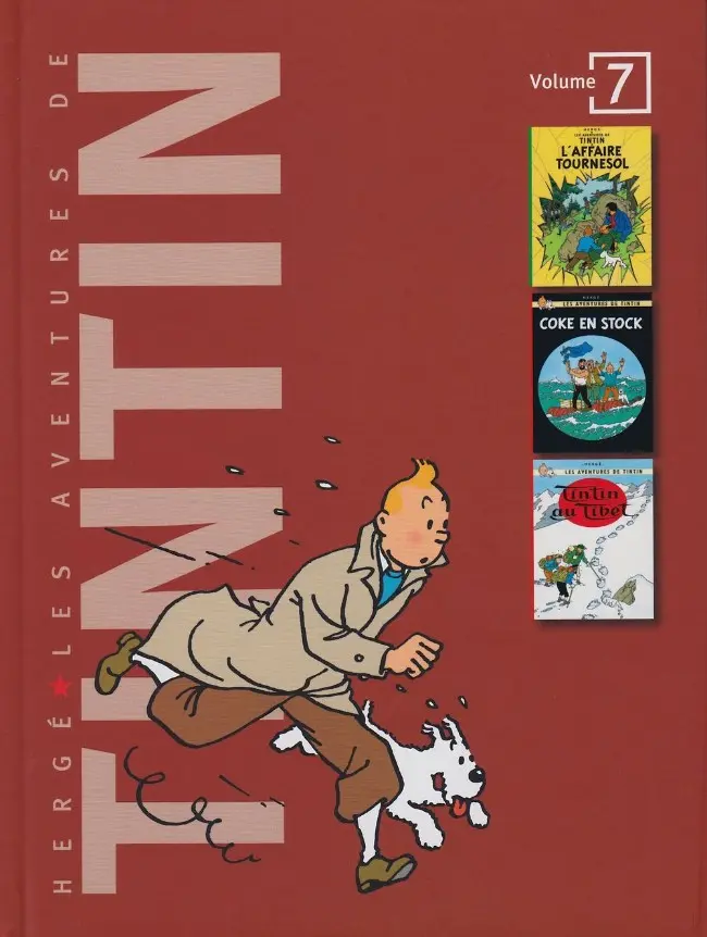 Couverture de l'album Tintin, coffret mini-intégrales Volume 7