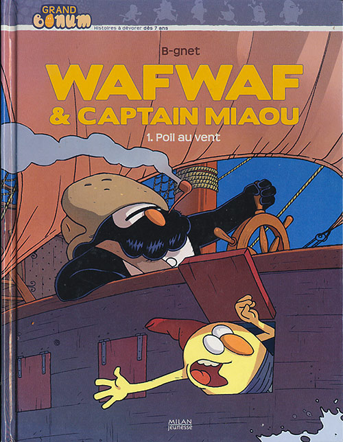 Couverture de l'album Wafwaf & Captain Miaou Tome 1 Poil au vent