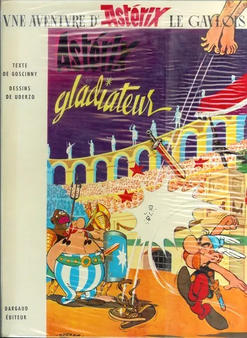 Couverture de l'album Astérix Tome 4 Astérix gladiateur