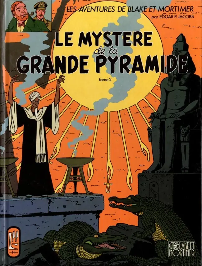 Couverture de l'album Blake et Mortimer Tome 5 Le Mystère de la Grande Pyramide - Tome 2