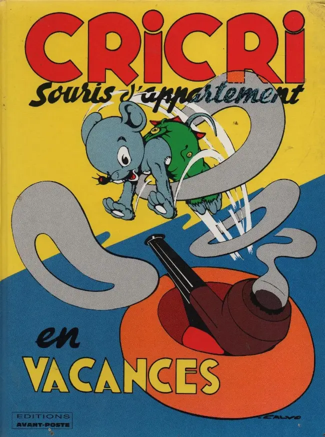 Couverture de l'album Cricri souris d'appartement Tome 2 Cricri, souris d'appartement en vacances