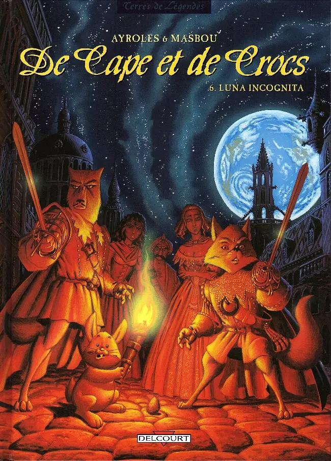 Couverture de l'album De Cape et de Crocs Tome 6 Luna incognita