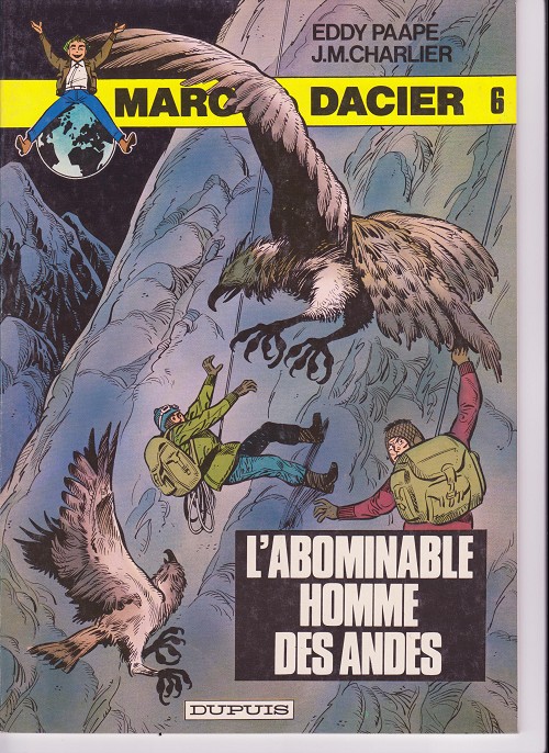 Couverture de l'album Marc Dacier Couleurs Tome 6 L'abominable Homme des Andes