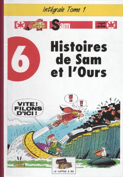 Couverture de l'album Sam et l'ours Tome 1 6 histoires de Sam et l'ours