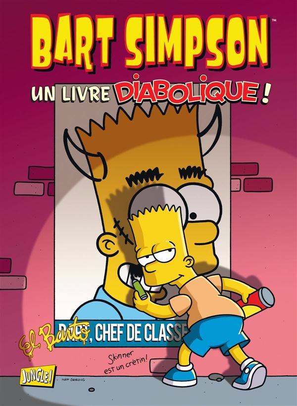 Couverture de l'album Bart Simpson Tome 10 Un livre diabolique !