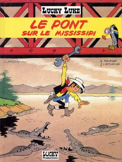 Couverture de l'album Lucky Luke Tome 63 Le pont sur le Mississipi