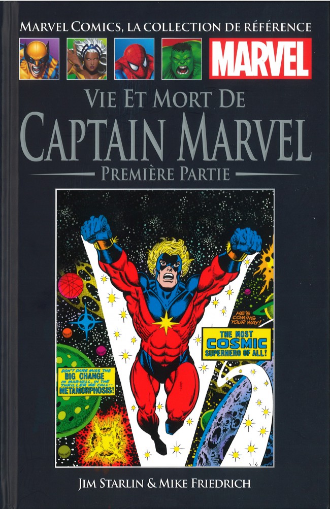 Couverture de l'album Marvel Comics - La collection de référence Tome 73 Vie et Mort de Captain Marvel - Première Partie