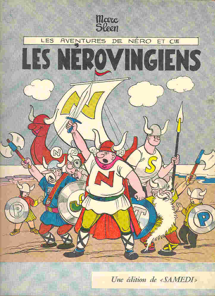 Couverture de l'album Les Aventures de Néron et Co Éditions Samedi Tome 30 Les nérovingiens